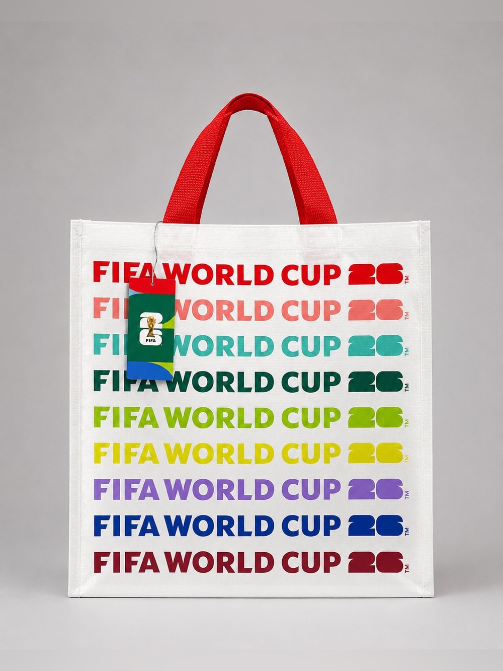 NWT FIFA World Cup ‘26 Multicolor Reusable Tote Bag